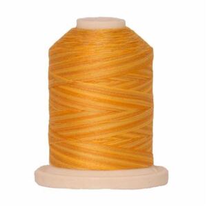 Signature Variegated 40 SM076 Brassy Yellows Cotton Machine Quilting Thread 700yd