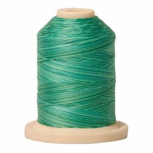 Signature Variegated 40 SM083 Aqua Waters Cotton Machine Quilting Thread 700yd