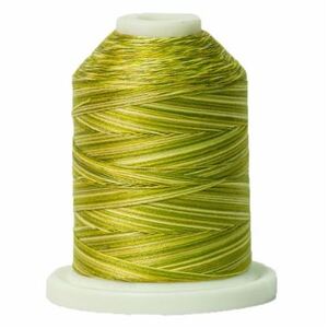 Signature Variegated 40 SM150 Sun Lime Splash Cotton Machine Quilting Thread 700yd