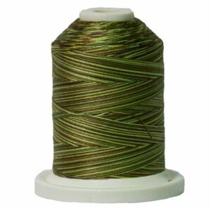 Signature Variegated 40 SM152 Olive Hues Cotton Machine Quilting Thread 700yd