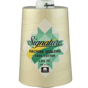 Signature 40, 003 Parchment Cotton Machine Quilting Thread 6000yd (5487m)