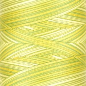 Signature Variegated 40, F150 Sun Lime Splash Cotton Machine Quilting Thread  3000yd