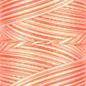 Signature Variegated 40, F261 Orange Craze Cotton Machine Quilting Thread  3000yd