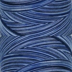 Signature Variegated 40, M05 Denim Cotton Machine Quilting Thread  3000yd