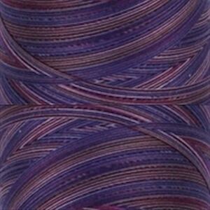 Signature Variegated 40, M12 Purple Haze Cotton Machine Quilting Thread  3000yd