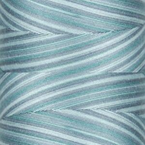 Signature Variegated 40, M81 Smokey Blues Cotton Machine Quilting Thread  3000yd