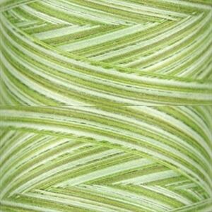 Signature Variegated 40, M85 Grassy Greens Cotton Machine Quilting Thread  3000yd