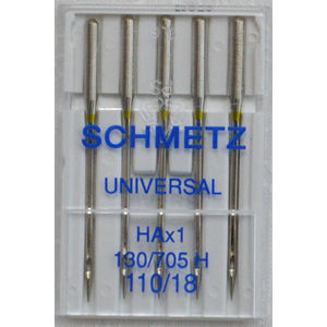 Schmetz Sewing Machine Needle, UNIVERSAL Size 110, 130/705 HAx1
