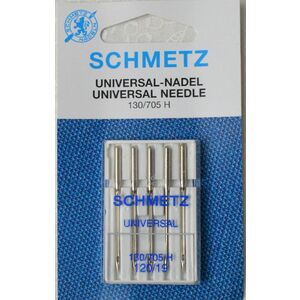 Schmetz Universal Machine Needles, Size 120 / 19, Pack of 5 Needles