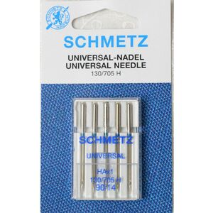 Schmetz Universal Machine Needles, Size 90 / 14, Pack of 5 Needles