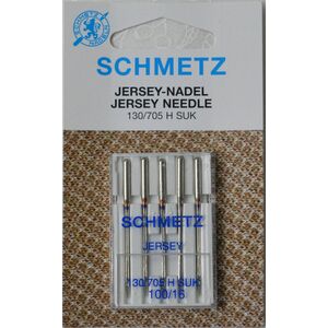 Schmetz Machine Needle JERSEY (BALLPOINT) Size 100 / 16, Packet of 5 Needles