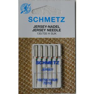 Schmetz Machine Needles JERSEY (BALLPOINT), Size 70, Pack of 5