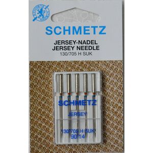 Schmetz Machine Needle JERSEY (BALLPOINT) Size 90 / 14, Packet of 5 Needles