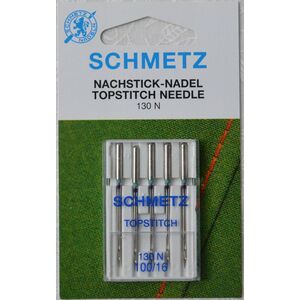 Schmetz Machine Needle TOPSTITCH Size 100 / 16, 5 Needles per pack