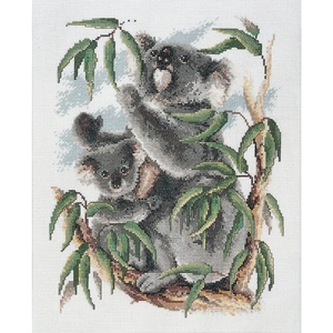 DMC KOALA &amp; BABY JOEY, Australiana Cross Stitch Kit, AXRL.203