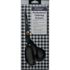 Klasse Professional 215mm Tailoring Scissors, Black