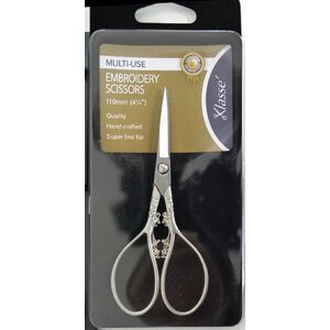 Klasse Multi Use Embroidery Scissors, 110mm, Hand Crafted, Super Fine Tip, #05