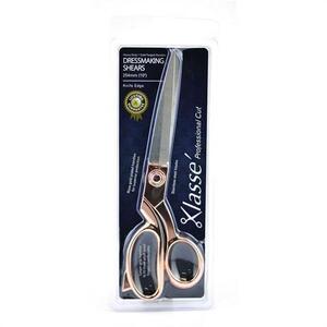 Klasse 254mm (10&quot;) Dressmaking Shears, Knife Edge Blades in Rose Gold Finish