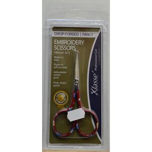 Klasse Drop Forged Fancy Embroidery Scissors, 100mm, 4", Professional Cut
