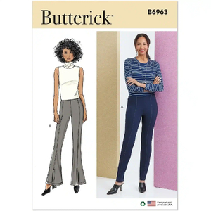 Misses' Pants Sizes 12-20, Butterick Sewing Pattern 6963p5
