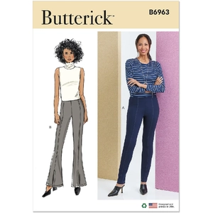 Misses' Pants Sizes 12-20, Butterick Sewing Pattern 6963p5