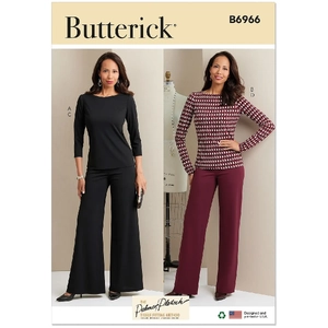 Misses' Knit Tops and Pants, Butterick Sewing Pattern 6966A5