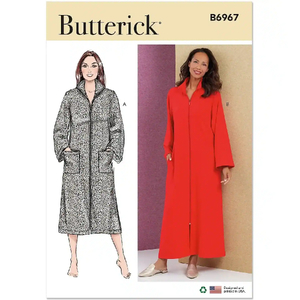 Misses' and Women's Robe, Butterick Sewing Pattern 6967AA