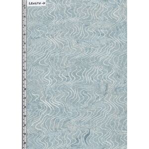BA108-458 Waves Pale Blue, Deluxe Quiltbacking 275cm Wide Per Metre