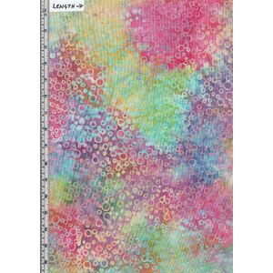 BA108-549 Bubbles Pastel, Deluxe Quiltbacking 275cm Wide Per Meter