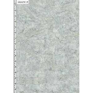 88CM REMNANT BA108-733 Swirls Grey, Deluxe Quilt backing 275cm Wide