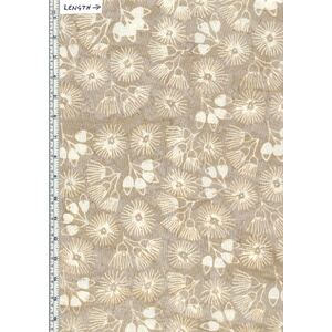BA108-785 Gum Nuts, Deluxe Batik Quilt Backing Fabric 275cm Wide Per Metre