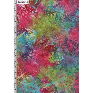 Batik Australia BA108-805 Bugs Dragonfly Multi 275cm Wide Cotton Fabric