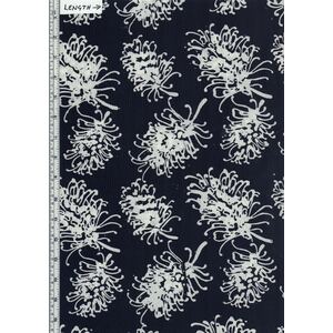 BA108-851 Black, Deluxe Batik Quilt Backing Fabric 275cm Wide Per Metre