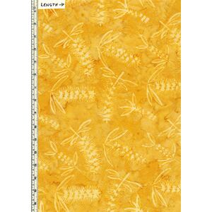 BA108-855 Wattle, Deluxe Batik Quilt Backing Fabric 275cm Wide Per Metre