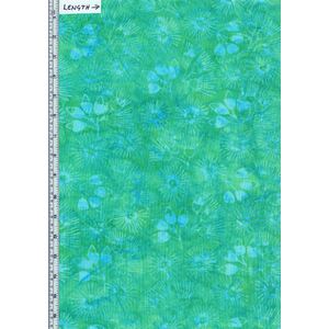 BA108-874 Gum Nuts, Deluxe Batik Quilt Backing Fabric 275cm Wide Per Metre