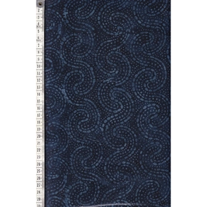 BLUE by Batik Australia #1127, Batik Cotton Fabric 110cm Wide