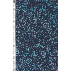 BLUE by Batik Australia #1133, Batik Cotton Fabric 110cm Wide