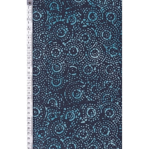 BLUE by Batik Australia #1133, Batik Cotton Fabric 110cm Wide