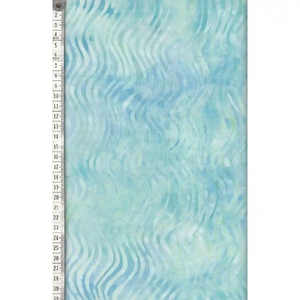 30cm REMNANT BLUE by Batik Australia #1136, Batik Cotton Fabric 110cm Wide