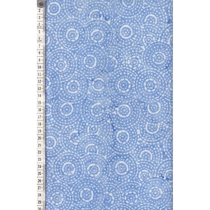 BLUE by Batik Australia #1141, Batik Cotton Fabric 110cm Wide