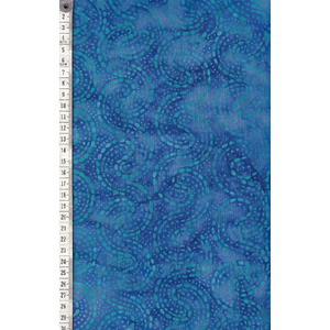 BLUE by Batik Australia #1143, Batik Cotton Fabric 110cm Wide