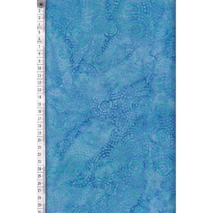 BLUE by Batik Australia #1144, Batik Cotton Fabric 110cm Wide