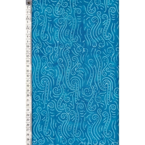 BLUE by Batik Australia #1149, Batik Cotton Fabric 110cm Wide