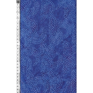 BLUE by Batik Australia #1150, Batik Cotton Fabric 110cm Wide