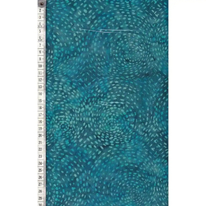 BLUE by Batik Australia #1151, Batik Cotton Fabric 110cm Wide