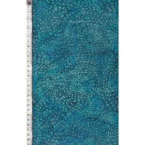 BLUE by Batik Australia #1151, Batik Cotton Fabric 110cm Wide