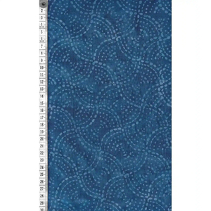 BLUE by Batik Australia #1153, Batik Cotton Fabric 110cm Wide