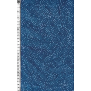 BLUE by Batik Australia #1153, Batik Cotton Fabric 110cm Wide