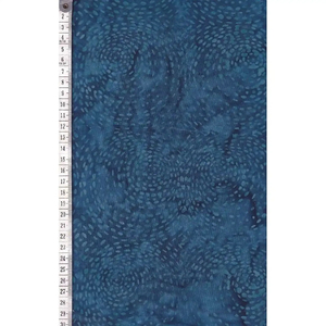 BLUE by Batik Australia #1155, Batik Cotton Fabric 110cm Wide