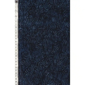 BLUE by Batik Australia #1157, Batik Cotton Fabric 110cm Wide
